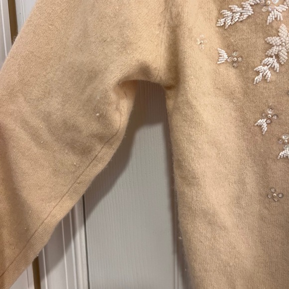 Mitsukoshi Vintage Beaded and Pearl Cardigan Sweater - Picture 6 of 8